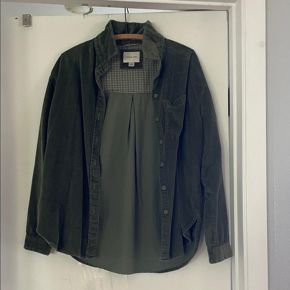American Eagle Velvet Ribbed Flannel